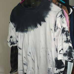 dyed t shirt “into the light”